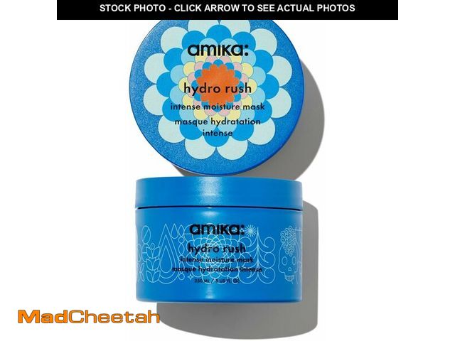 Lot 74-14579716 - amika hydro rush intense moisture mask with hyaluronic acid, 250ml | for dry, textured, or coarse lo...