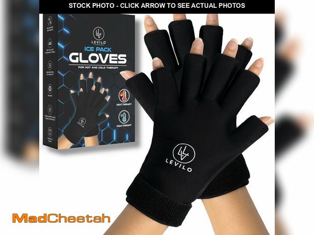 Lot 74-13992981 - LEVILO Hand Ice Pack (2 Pack) Ice Gloves for Arthritis Hands, Carpal Tunnel, Hand Ice Pack Gloves fo...