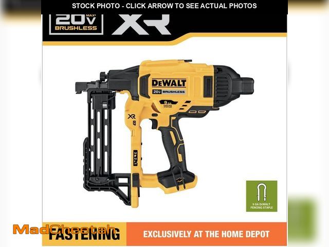 Lot 74-13678485 - DEWALT 20V MAX 9-Gauge Cordless Fencing Stapler (Tool Only) - USED