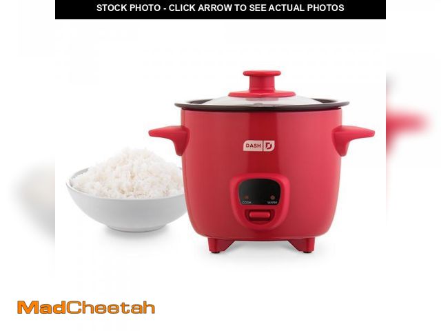 Lot 74-12305389 - DASH Mini Rice Cooker Steamer with Removable Nonstick Pot, Keep Warm Function &amp; Recipe Guide, Ha...