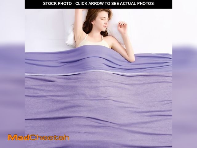 Lot 74-13051066 - Topcee Cooling Blanket(90"x108"King Size) for Night Sweats Absorbs Heat to Keep Adults Cool on Warm ...