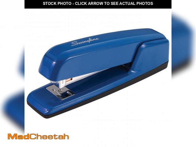 Lot 74-12052515 - Swingline Stapler, 30 Sheet Capacity, 747 Business Stapler, Jam Free, Metal, Royal Blue (74729) - US...