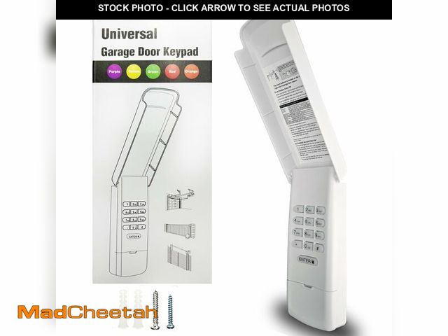 Lot 74-13955454 - Universal Garage Door Opener Keypad for Liftmaster Chamberlain Craftsman Wayne Dalton Openers Produc...