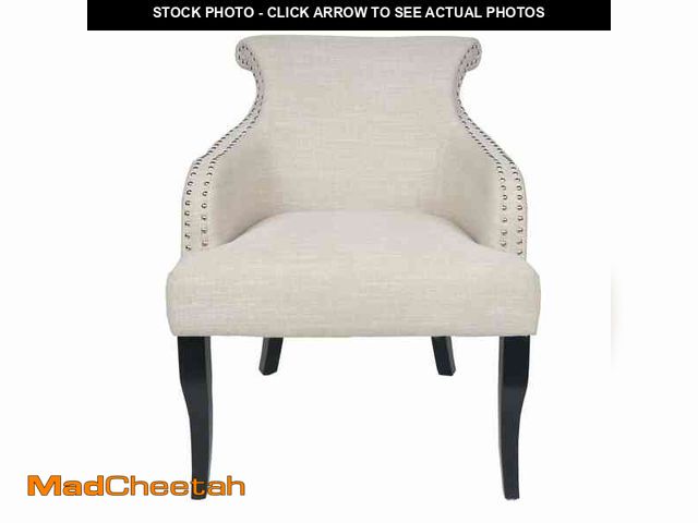 Lot 74-12676867 - Noble House Filmore Light Beige Polyester Arm Chair (Set of 1) - USED