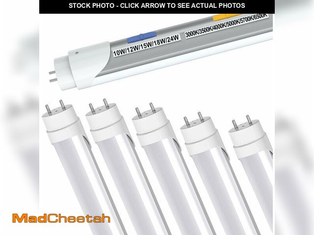 Lot 74-13698389 - T8 T12 LED Tube Light Bulbs 4 Foot, 5 Power(10W-24W)&amp; 6CCT(3000K-6500K) All in 1, Plug &amp; Pla...