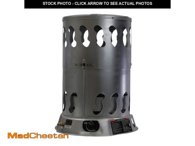 Lot 74-12989390 - *DIRTY* Mr. Heater 80,000 BTU Convection Portable Propane Outdoor Space Heater with 10 ft. Hose and ...