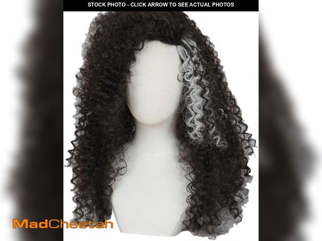 Lot 74-11552818 - Linfairy Long Afro Curly Wig Halloween Cosplay Costume Wig For Women Adult - UNUSED
