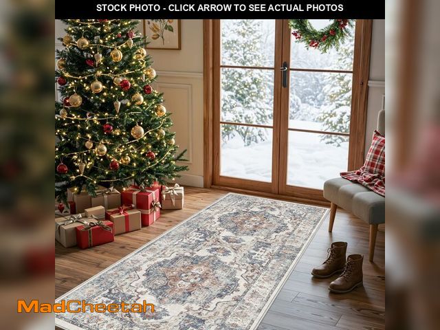 Lot 74-12701425 - Hallway Washable Runner Rug - 2x6 Kitchen Rugs Entryway Rug Runner Vintage Soft Floor Mat Non Slip I...