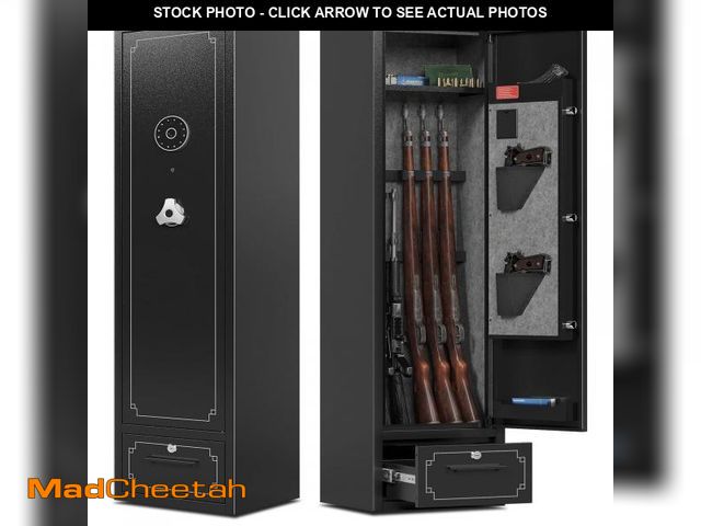 Lot 74-12131444 - KAER 5-6 Gun Safe,Gun Safes for Rifle and Pistols,Gun Cabinets,Rifle Safe,GunSafes for Rifle and Sho...