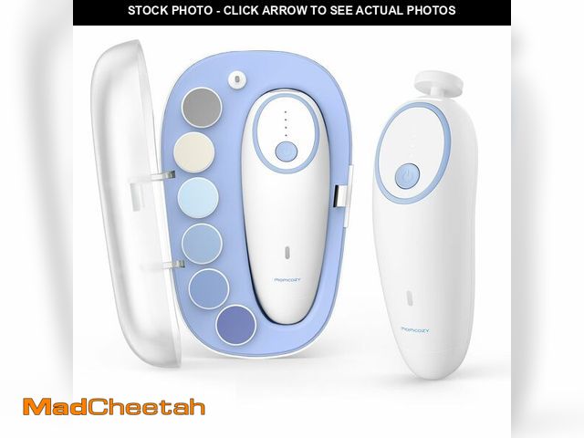 Lot 74-14211456 - Momcozy Baby Nail File Electric, Gentle Baby Nail Trimmer Electric, Baby Nail Clipper with Night Lig...