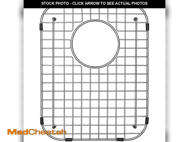 Lot 74-11556451 - Serene Valley Sink Protector and Kitchen Sink Bottom Grid NDG1317, 304 Premium Stainless Steel, dim ...