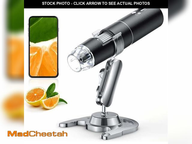 Lot 74-12461223 - Wireless Digital Microscope, Skybasic 50X-1000X Magnification WiFi Portable Handheld Microscopes wit...