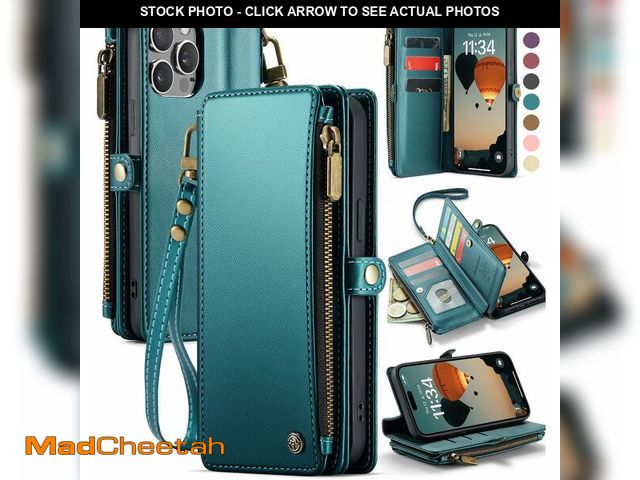 Lot 74-12971167 - Defencase Compatible with iPhone 14 Pro Max Case Wallet with RFID Blocking Card Holder for Women Men...