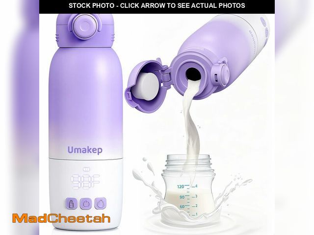 Lot 74-14384196 - Portable Bottle Warmer for Travel - 12oz Cordless Milk Warmer, Dual Heating Modes for Breast Milk &a...