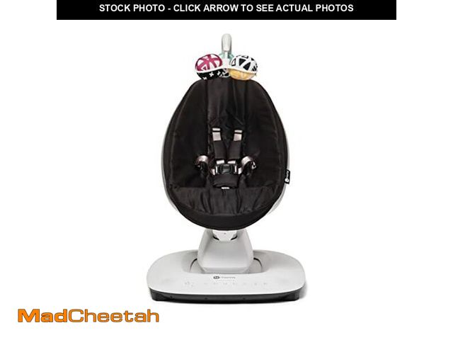 Lot 74-12695321 - 4moms MamaRoo Multi-Motion Baby Swing, Bluetooth Enabled with 5 Unique Motions, Black - UNUSED