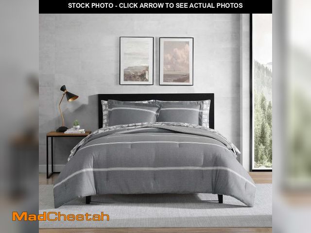 Lot 74-12097044 - Eddie Bauer - Queen Comforter Set, Super Soft Bedding Set with Matching Sham(s) &amp; Pillowcase(s),...