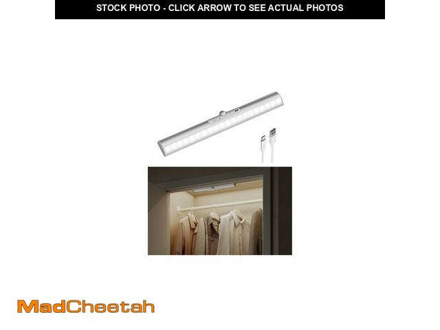 Lot 74-13542802 - EZVALO 15inch Motion Sensor Closet Light, 1800mAh Rechargeable Battery-Operated LED Light, Rotatable...