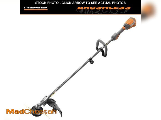 Lot 74-12548219 - RIDGID 18V Brushless 14 in. Cordless Battery String Trimmer (Tool Only) - UNUSED