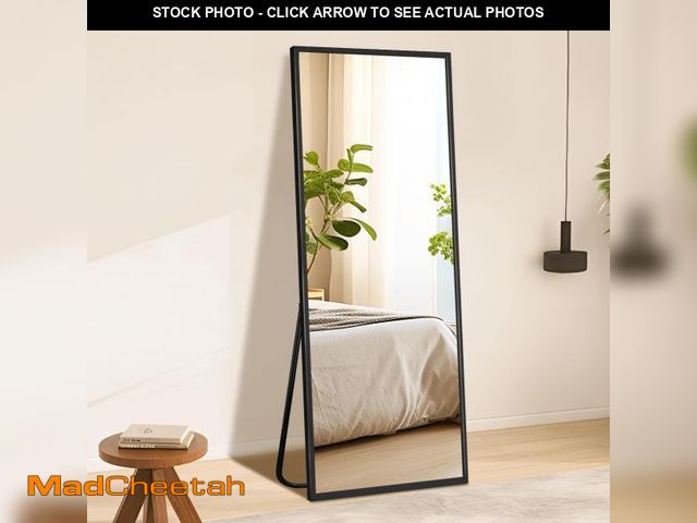 Lot 74-12538834 - FURNIinspire Full Length Mirror, 56"x18" Full Floor Body Mirror Wall-Mounted or Freestanding for Bed...