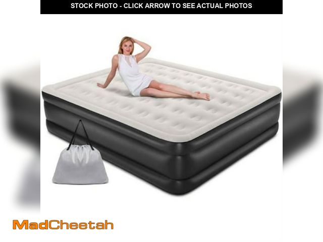 Lot 74-12166491 - Ophanie Cal King Air Mattress  18-Inch Elevated Inflatable Bed with Built-in Pump  Puncture-Resistan...