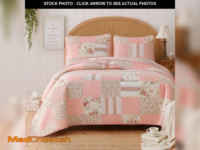 Lot 74-6831491 - Red Barrel Studio Fulbert Reversible Quilt Set FAGT1038 Size: Cal. King Quilt + 2 Shams - UNUSED