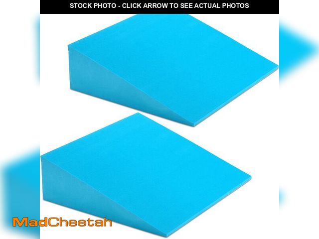 Lot 74-13568112 - DEAYOU 2 Pack Yoga Foam Wedge, 13" EVA Foam Calf Stretch Slant Board for Lower Leg Strength Improve,...