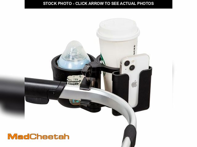 Lot 74-14148569 - HOUSBAY Universal Stroller Cup Holder with Phone Holder, 3-in-1 Cup Holder - Large Caliber, Milk Bot...