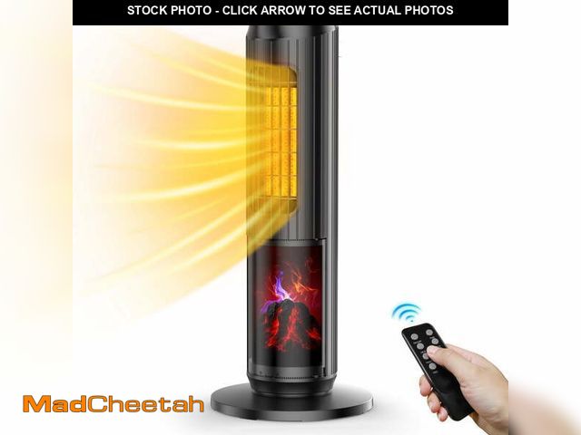 Lot 74-12890453 - NFTIGB 24 inch Space Heater, 1500W Quiet Oscillating Ceramic Heater for Large Room, PTC Electric Hea...