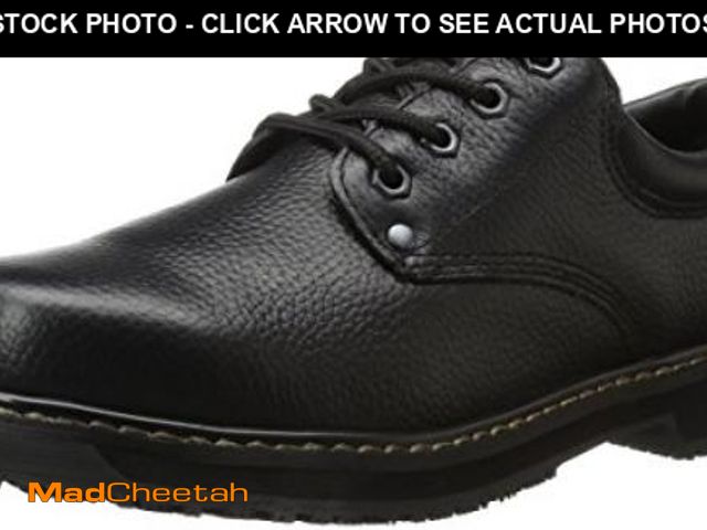 Lot 74-6535666 - Dr. Scholl's Shoes Men's Harrington Work Shoe, Black, 10.5 W US (DAMAGE) - USED