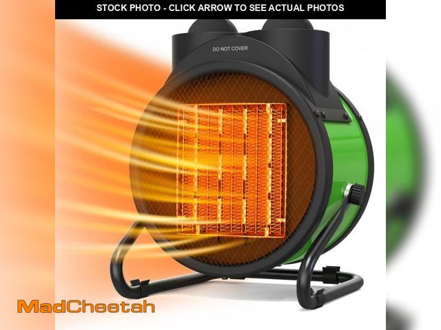 Lot 74-11547713 - Buyplus Outdoor Heater, 1500W Portable Patio Heater with 90degreeAdjustable Angle, Overheat Protecti...