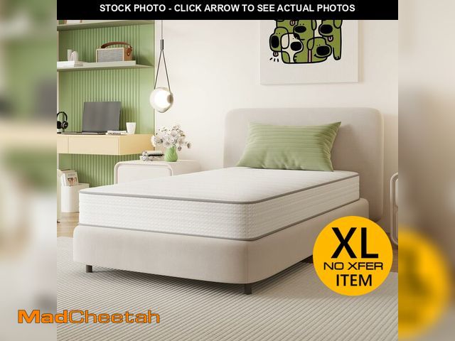 Lot 74-12787015 - Novilla Twin Mattress, 6 Inch Twin Size Mattresses in a Box with SmartsÃ¢âÂ¢ Coil for Pressure Rel...