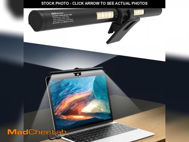 Lot 74-12310390 - Monitor Light Bar,OOWOLF Screen Light Bar for Laptop,Keyboard light,CRIÃ¢â°Â¥95 Desk Lamp for Eye-C...