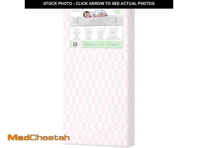 Lot 74-13733669 - Dream On Me Little Lullaby 5" 2-in-1 Crib &amp; Toddler Mattress, Dual-Sided Infant &amp; Toddler Su...