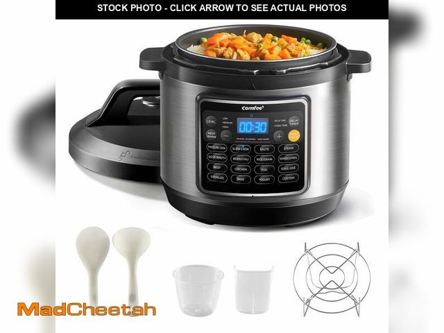 Lot 74-13766124 - COMFEEâ 16 in 1 Electric Pressure Cooker Instant Multi Cooker Olla de Presion Non-Stick Pot Yogurt...