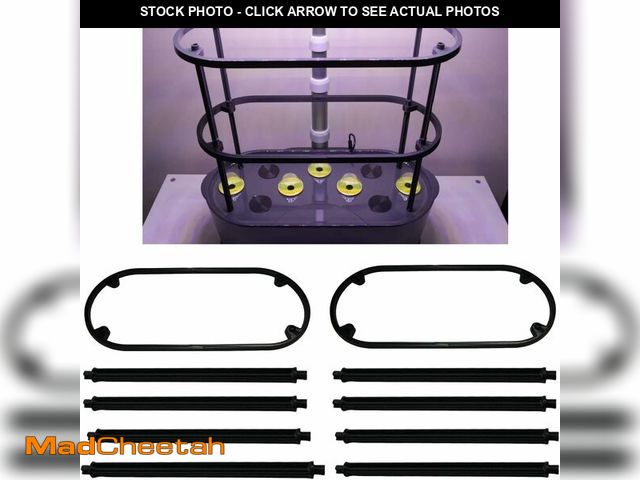 Lot 74-14153207 - Stackable Trellis Extension for AeroGarden Bounty - ABS Sturdy Plant Support System for Taller Plant...