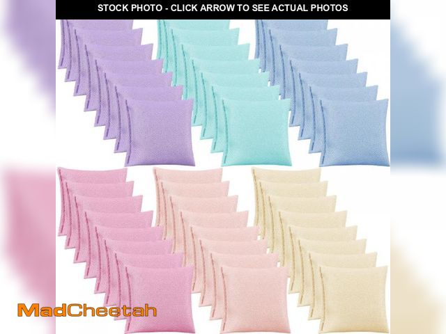 Lot 74-12308371 - Jenaai 48 Pcs Nylon Bean Bags Colorful Bean Bag, 2.6Ã¢â¬Â x 2.6Ã¢â¬Â Tossing Bags(Lovely Color,C...