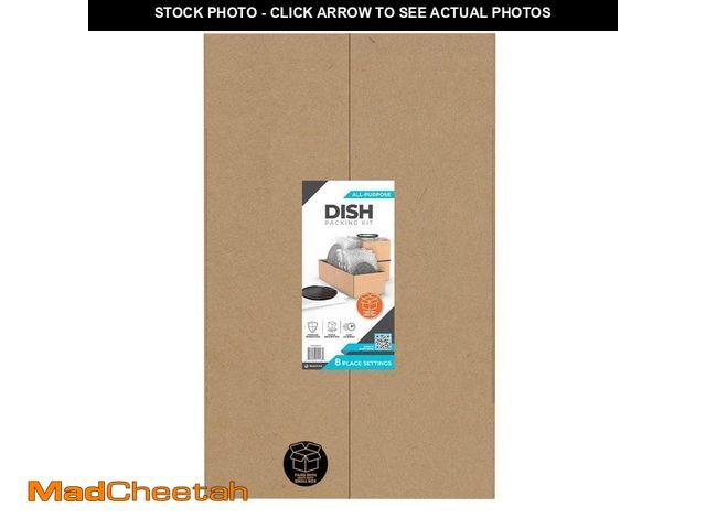 Lot 74-12776104 - Pratt Retail Specialties Dish-Packing Kit for Kitchen, holds 16 Dishes - UNUSED