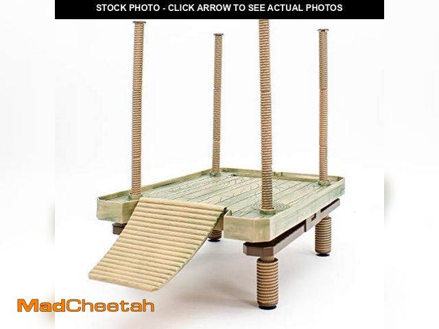 Lot 74-12125331 - Penn-Plax Reptology Aquatic Turtle Pier and Basking Platform | Floating Above Tank | Decorative, Fun...