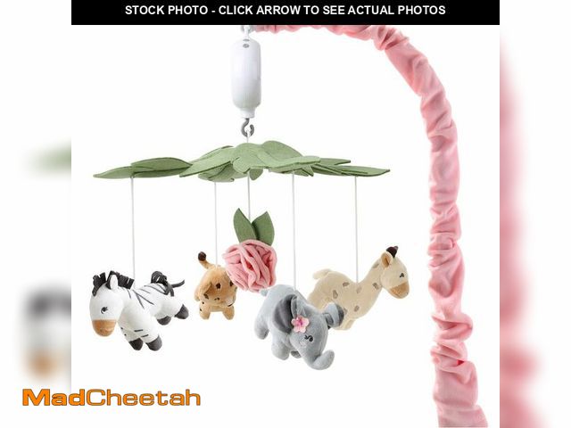 Lot 74-12717813 - The Peanutshell Crib Mobile for Girls - Soft Pink Musical Baby Crib Mobile with 12 Lullabies, Cute A...