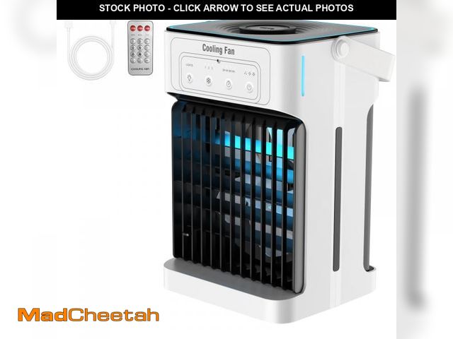 Lot 74-12311771 - Portable Air Conditioners for Bedroom, Dual Motor Evaporative Air Cooler with 3 Speeds &amp; 3 Mist,...