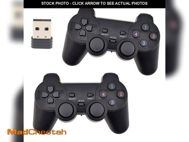 Lot 74-13541915 - C-Zone 2.4GHz USB Twins Wireless game Controller Gamepad Joystick With WIN98/2000/X/2003VISTA/WIN7 S...