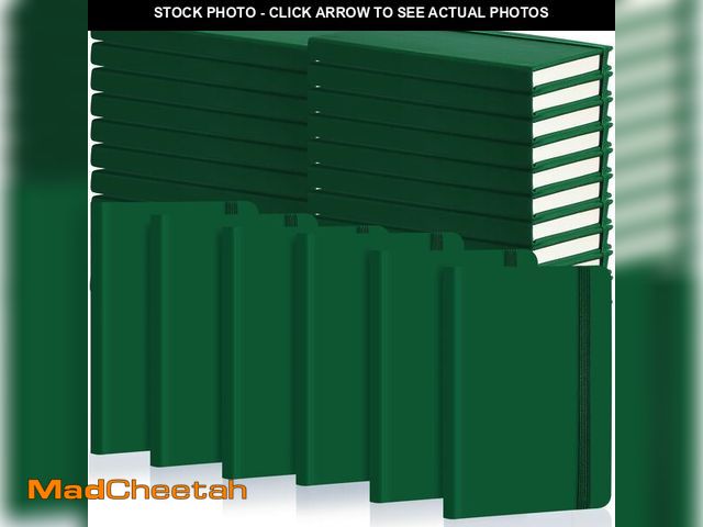 Lot 74-14205486 - 40 Pieces Small Notebooks A6 Pocket Journals 3.5 x 5.5 Inch Small Leather Notebook Mini Ruled Lined ...