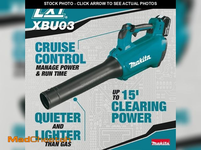 Lot 74-13662923 - Makita 116 MPH 459 CFM 18V LXT Lithium-Ion Brushless Cordless Leaf Blower (Tool-Only) - USED