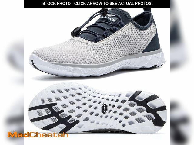 Lot 74-14144394 - ALEADER Mens Water Barefoot Shoes Swim Beach Aqua Shoes for Men Quick Dry Walking Hiking Fashion Sne...
