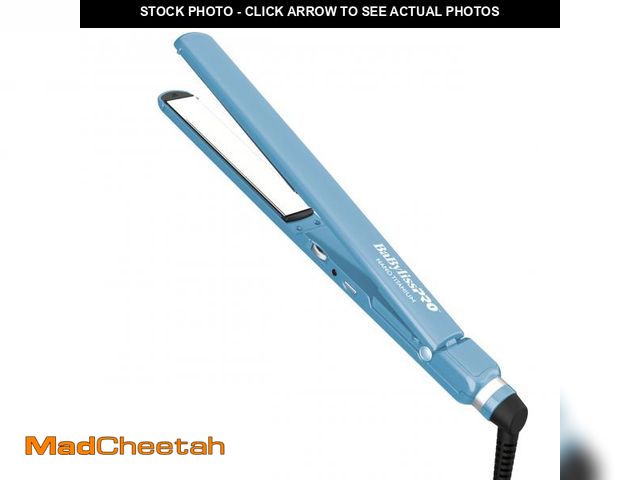Lot 74-12213339 - BaBylissPRO Nano Titanium Flat Iron Hair Straightener , 1/2" Ultra- Thin Hair Straightener Iron for ...