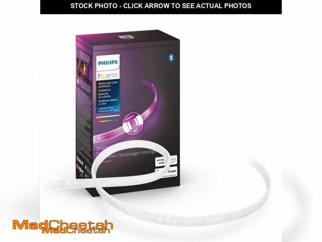 Lot 74-11426455 - Philips Hue 3.3 ft. LED Smart Color Changing Strip Light Extension with Bluetooth (1-Pack) 555326 - ...