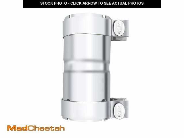 Lot 74-13630346 - Stainless Steel 3 to 3 Inch Exhaust Adapter, 3" ID Exhaust Reducer Connector Pipe with Clamp - UNUSE...