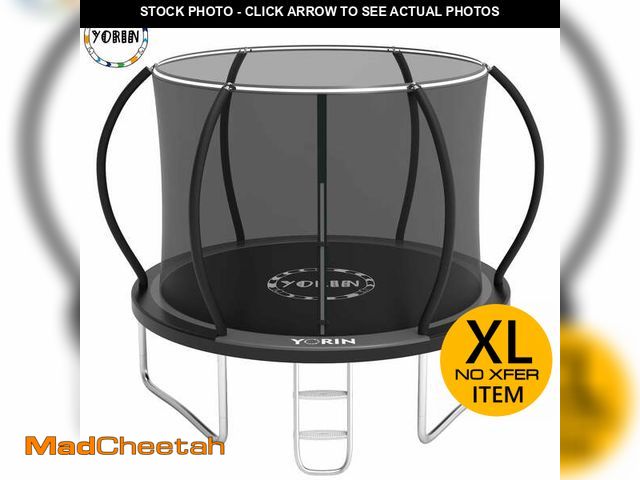 Lot 74-12548801 - YORIN Trampoline, 10FT 14FT 16FT 12FT Trampoline with Enclosure Net, 1000LBS Trampoline for 3-4 Kids...