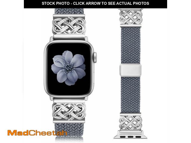 Lot 74-13631047 - TOYOUTHS Braided Magnetic Band Compatible with Apple Watch Bands 42/41/40/38mm Women Men, Dressy Cel...