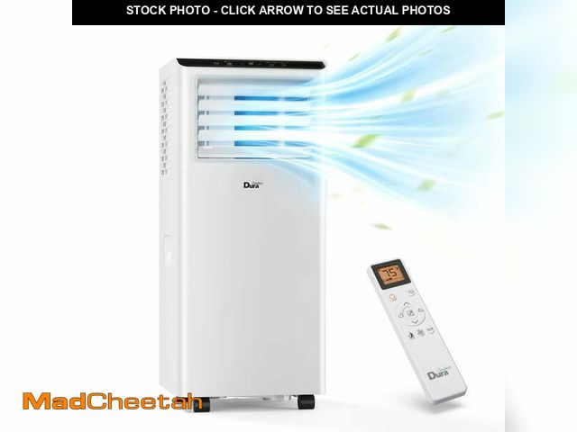 Lot 74-14324655 - DuraComfort 8500 BTU Portable Air Conditioner for 3-in-1 350 Sq.Ft, AC Unit with Dehumidifier &amp; ...